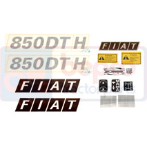 DECAL SET 850 , Fiat, Body parts, cab accessories, seats, Body parts, Decal and emblem, , DECAL SET 850 , 23/860-850, , 0.08 kg