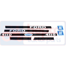 EMBLEM SET 4110 , Ford, Body parts, cab accessories, seats, Body parts, Decal and emblem, 83953027, EFPN16605TA, , EMBLEM SET 4110 , 24/860-96, 83953027, EFPN16605TA, , 0.16 kg