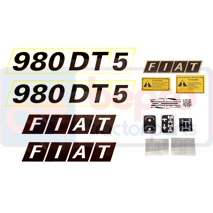 DECAL SET , Fiat, Body parts, cab accessories, seats, Body parts, Decal and emblem, , DECAL SET , 23/860-980, , 0.08 kg