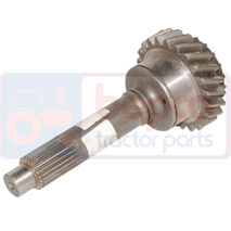 SHAFT , Zetor, Transmission, Gear box, Miscellaneous, 86126501, , SHAFT , 37/86126501, 86126501, , 0.00 kg