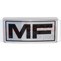 MF EMBLEM (200 SERIES) , Massey Ferguson, 200 - 240, Body parts, cab accessories, seats, Body parts, Decal and emblem, 1682944M91, , MF EMBLEM (200 SERIES) , 30/863-13, 1682944M91, , 0.06 kg