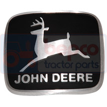 MEDALLION FRONT JD , John Deere, Body parts, cab accessories, seats, Body parts, Decal and emblem, AR77663, R273012, R62896, R67028, R82804, , MEDALLION FRONT JD , 26/863-14, AR77663, R273012, R62896, R67028, R82804, , 0.18 kg