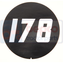 DECAL MF178 , Massey Ferguson, Body parts, cab accessories, seats, Body parts, Decal and emblem, 1861071M1, 1866951M1, 3406975M91, , DECAL MF178 , 30/867-6, 1861071M1, 1866951M1, 3406975M91, , 0.02 kg