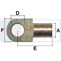 TIE ROD, Universālie aksesuāri, Virsbūves daļas, kabīne, sēdekļi, Gāzes cilindrs, Piederumi, , TIE ROD, 70/877-12, , 0.01 kg