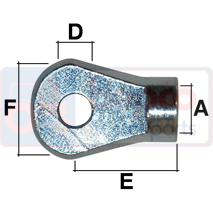 TIE ROD, Universālie aksesuāri, Virsbūves daļas, kabīne, sēdekļi, Gāzes cilindrs, Piederumi, , TIE ROD, 70/877-15, , 0.04 kg