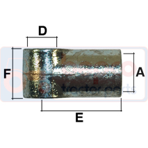 TIE ROD, Universālie aksesuāri, Virsbūves daļas, kabīne, sēdekļi, Gāzes cilindrs, Piederumi, , TIE ROD, 70/877-21, , 0.04 kg