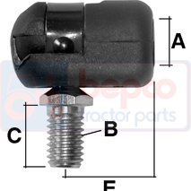 BALL JOINT END AMOTRIZATORS , 70/877-8, , 0.01 kg
