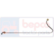 LEAK-OFF PIPE , Zetor, Supply and injection, Injection pump and nozzle, Injection and fuel pipe, 89009090, , LEAK-OFF PIPE , 37/89009090, 89009090, , 0.19 kg