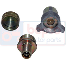 DOWTY COUPLING ASSY , Massey Ferguson, 100 - 164TS, distribution-couplers-screw jacks, Quick couplings, Specific couplers by mark, B2000, , DOWTY COUPLING ASSY , 69/900-1, B2000, , 0.50 kg