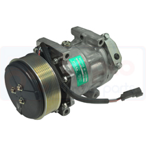 AIR CONDITIONING COMPRESSOR , JCB, Air conditioning system, components, Components, Compressors, 32008562, , AIR CONDITIONING COMPRESSOR , 82/9202-197, 32008562, , 7.68 kg