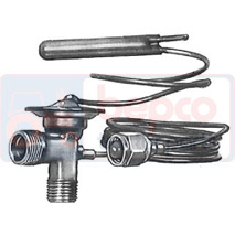 EXPANSION VALVE, Case-IH, Gaisa kondicioniera sistēma, sastāvdaļas, Kondicionieru rezerves daļas, Izplešanās vārsti, F64389, , EXPANSION VALVE, 82/9202-521, F64389, , 0.20 kg