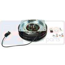 AIR CONDITIONING CLUTCH , New Holland, 8000 - 8080, Air conditioning system, components, Components, Clutches, 80433177, D45054900, , AIR CONDITIONING CLUTCH , 82/9202-718, 80433177, D45054900, , 3.46 kg