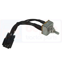 , Case-IH, CX - CX90, Gaisa kondicioniera sistēma, sastāvdaļas, Kondicionieru rezerves daļas, Elektriskās komponentes, 228111A1, , SWITCH WINDSCREEN WIPER , 82/9202-775, 228111A1, , 0.08 kg