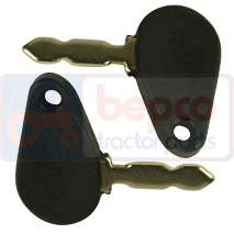 KEY (x2) , Case-IH, 2000 - 2150, Electrical components, Switch, Key and button, 1966929C1, , KEY (x2) , 25/951-17, 1966929C1, , 0.00 kg