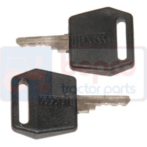 KEY , Case-IH, Electrical components, Switch, Key and button, 1964831C2, , KEY , 25/951-18, 1964831C2, , 0.00 kg