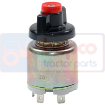 LIGHT SWITCH , Massey Ferguson, 200 - 235, Electrical components, Switch, Light switch, 1825360M91, , LIGHT SWITCH , 30/953-11, 1825360M91, , 0.00 kg