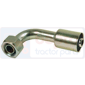 FEMALE CONNECTOR ORING 90° STEEL , Air conditioning, Air conditioning system, components, Fittings, 