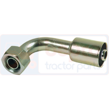 FEMALE CONNECTOR ORING 90° STEEL , 82/9582-1418, , 0.11 kg