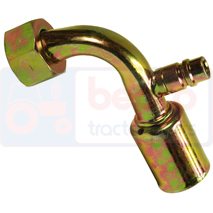 FEMALE CONNECTOR ORING 90° STEEL , 82/9582-1441, , 0.11 kg