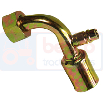 FEMALE CONNECTOR ORING 90° STEEL , 82/9582-1442, , 0.13 kg