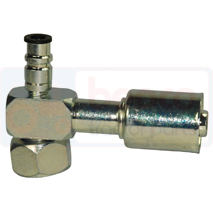 FEMALE CONNECTOR ORING 90° COMPACT STEEL , 82/9582-1544, , 0.18 kg