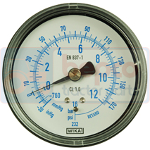 LOW PRESSURE GAUGE, Gaisa kondicioniera sistēma, Gaisa kondicioniera sistēma, sastāvdaļas, Uzpildes iekārtas un piederumi, Uzpildes iekārtu piederumi, , LOW PRESSURE GAUGE, 82/9582-2064, , 0.00 kg