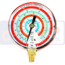 HP MANOMETER DIAM. 80MM, Gaisa kondicioniera sistēma, Gaisa kondicioniera sistēma, sastāvdaļas, Uzpildes iekārtas un piederumi, Mērinstrumenti, citas daļas, , HP MANOMETER DIAM. 80MM, 82/9582-244, , 0.00 kg