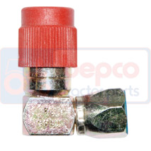 HIGH SIDE 1/4(7/16-20)X16MM 90 ADP, Gaisa kondicioniera sistēma, Gaisa kondicioniera sistēma, sastāvdaļas, Savienojumi un pārejas, Pārejas no novecojušām sistēmām, , HIGH SIDE 1/4(7/16-20)X16MM 90 ADP, 82/9582-305, , 0.07 kg