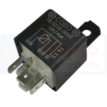 RELAY 12V/40A, Same, Electrical components, Relays, Relay and contactor, 18073000, , RELAY 12V/40A, 63/965-11, 18073000, , 0.03 kg