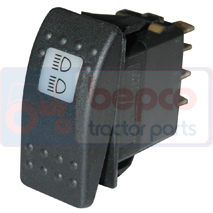 SWITCH , Massey Ferguson, 8200 - 8240, Electrical components, Switch, Rocker switch, 3809151M1, , SWITCH , 30/967-27, 3809151M1, , 0.10 kg