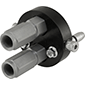 CONNECTEUR MULTIFASTER 3P206G (PARTIE MOBILE) 2 LIGNES- FILET 2x1/2'' BSP, Ford, 10 - 5610, distribution-couplers-screw jacks, MULTIFASTER couplings, 3P206G