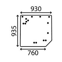 GLASS REAR , Renault / Claas, Body parts, cab accessories, seats, Glazing industry, Glass, 0011014930, , GLASS REAR , B38631, 0011014930, , 0.00 kg