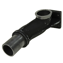 ELBOW , Case-IH, Inlet and exhaust, Exhaust, Exhaust elbow and support, , ELBOW , B41250, , 0.00 kg