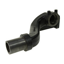 ELBOW , Case-IH, Inlet and exhaust, Exhaust, Exhaust elbow and support, , ELBOW , B41251, , 0.00 kg