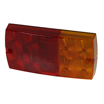 REAR LIGHT WITH NUMBER PLATE LIGHT LED 12/24V, Electrical, Electrical components, Lighting, Rear side lights and indicators, , REAR LIGHT WITH NUMBER PLATE LIGHT LED 12/24V, B47361, , 0.00 kg