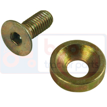 SCREW+RING , Linkage, Linkage and lifting, Lower link arm, Automatic hook, , SCREW+RING , 68/D936, , 0.03 kg