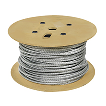 STEEL CABLE Ø6 - 25M - >2600KG, Linkage, Linkage and lifting, Miscellaneous accessories, Galva Steel Cable, , STEEL CABLE Ø6 - 25M - >2600KG, P530025, , 3.10 kg