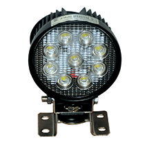 , Elektriskās komponentes, Elektriskās komponentes, Apgaismojums, Darba gaismas, , WORK LIGHT ROUND 9 LED 1450 LUMEN, P675998, , 0.88 kg