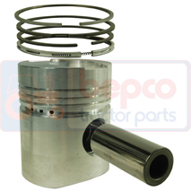 PISTON WITH RINGS , Same, Engine and components, Pistons-Ring sets-Liners, Piston and ring, 004100606, 0410060610, , PISTON WITH RINGS , 29/S304350, 004100606, 0410060610, , 1.65 kg