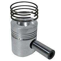 PISTON WITH RINGS , Same, Minitauro - Minitauro 60, Engine and components, Pistons-Ring sets-Liners, Piston and ring, 002900606, , PISTON WITH RINGS , 29/S341/05, 002900606, , 1.56 kg