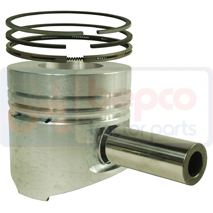 PISTON WITH RINGS , Same, Engine and components, Pistons-Ring sets-Liners, Piston and ring, , PISTON WITH RINGS , 29/S419/05, , 1.43 kg