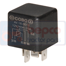 RELAY 12V/40A-15A, Same, Electrical components, Relays, Relay and contactor, , RELAY 12V/40A-15A, 29/S7659/027, , 0.04 kg