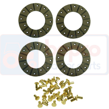 SET OF BRAKES , Volvo, T - T430, Brakes, Dry disc brake, Lining, , SET OF BRAKES , 36/VBM2012, , 0.00 kg