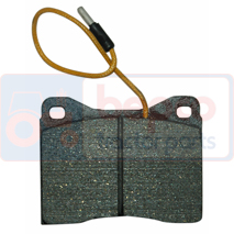 BRAKE PAD (4x) , Fendt, Brakes, Dry pad brake, Nose-piece, , BRAKE PAD (4x) , 22/XF/G220416, , 0.00 kg