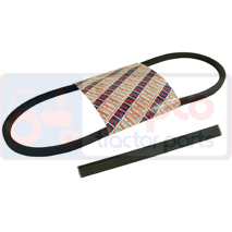 FAN BELT , Zetor, Cooling Systems, Fan belt, Belts, 80010902, , FAN BELT , 37/Z80010902, 80010902, , 0.13 kg